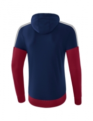 ERIMA Squad Kapuzensweat new navy/bordeaux/silver grey