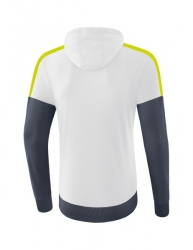 ERIMA Squad Kapuzensweat weiß/slate grey/bio lime