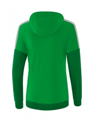 ERIMA Damen Squad Kapuzensweat fern green/smaragd/silver grey