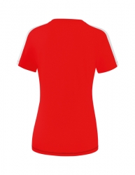 ERIMA Damen Squad T-Shirt rot/schwarz/weiß
