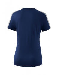 ERIMA Damen Squad T-Shirt new navy/bordeaux/silver grey