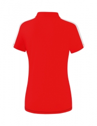 ERIMA Damen Squad Poloshirt rot/schwarz/weiß