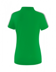 ERIMA Damen Squad Poloshirt fern green/smaragd/silver grey