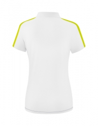 ERIMA Damen Squad Poloshirt weiß/slate grey/bio lime