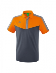 ERIMA Squad Poloshirt new orange/slate grey/monument grey