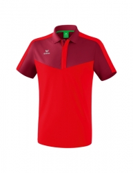 ERIMA Squad Poloshirt bordeaux/rot