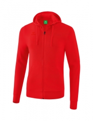 ERIMA Kapuzensweatjacke rot