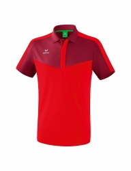 ERIMA Herren Squad Poloshirt SQUAD bordeaux/rot (Sonderposten)