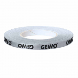 GEWO Kantenband silber/schwarz 12mm/50m