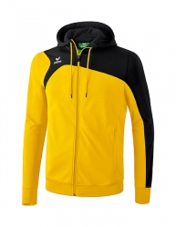 ERIMA Club 1900 2.0 Trainingsjacke mit Kapuze gelb/schwarz (Restposten)