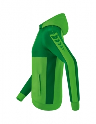 ERIMA Six Wings Trainingsjacke mit Kapuze green/smaragd