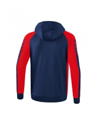 ERIMA Six Wings Trainingsjacke mit Kapuze new navy/rot