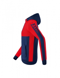 ERIMA Six Wings Trainingsjacke mit Kapuze new navy/rot