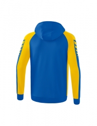 ERIMA Six Wings Trainingsjacke mit Kapuze new royal/gelb