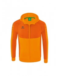 ERIMA Six Wings Trainingsjacke mit Kapuze new orange/orange