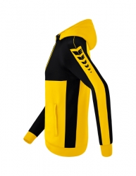 ERIMA Six Wings Trainingsjacke mit Kapuze gelb/schwarz