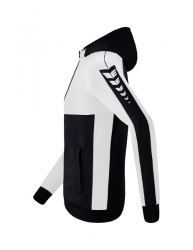 ERIMA Six Wings Trainingsjacke mit Kapuze schwarz/weiß