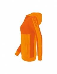 ERIMA Damen Six Wings Trainingsjacke mit Kapuze new orange/orange