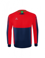 ERIMA Six Wings Sweatshirt new navy/rot