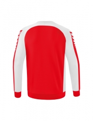 ERIMA Six Wings Sweatshirt rot/weiß