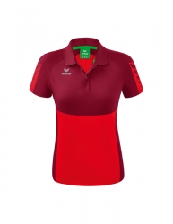 ERIMA Damen Six Wings Poloshirt rot/bordeaux