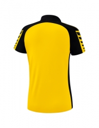 ERIMA Damen Six Wings Poloshirt gelb/schwarz