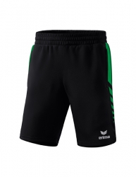 ERIMA Six Wings Worker Shorts schwarz/smaragd