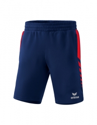 ERIMA Six Wings Worker Shorts new navy/rot