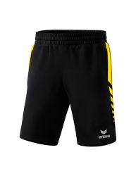 ERIMA Six Wings Worker Shorts schwarz/gelb