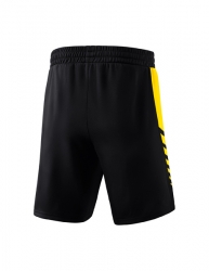 ERIMA Six Wings Worker Shorts schwarz/gelb