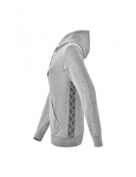 ERIMA Damen Essential Team Kapuzensweat hellgrau melange/slate grey