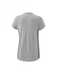 ERIMA Damen Essential Team T-Shirt hellgrau melange/slate grey