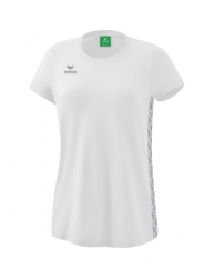 ERIMA Damen Essential Team T-Shirt weiß/monument grey