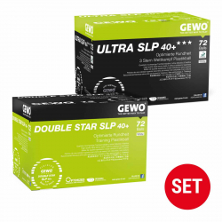 Set GEWO Bälle Ultra SLP 72er + Double Star SLP 72er