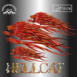 Der Materialspezialist Belag Hellcat (Kurznoppe)