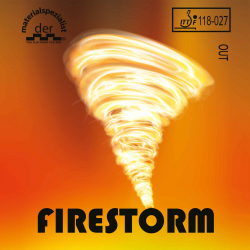 Der Materialspezialist Belag Firestorm (Kurznoppe)