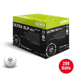 GEWO Set 4x Ball Ultra SLP 40+ *** 72er (288 Wettkampfbälle)
