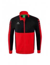 ERIMA Six Wings Worker Jacke rot/schwarz