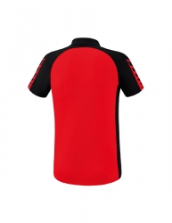 ERIMA Six Wings Poloshirt rot/schwarz