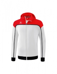 ERIMA CHANGE by erima Trainingsjacke mit Kapuze weiß/rot/schwarz