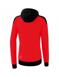 ERIMA Damen CHANGE by erima Trainingsjacke mit Kapuze rot/schwarz/weiß