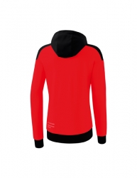 ERIMA Damen CHANGE by erima Trainingsjacke mit Kapuze rot/schwarz/weiß