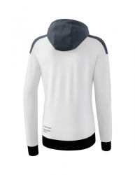 ERIMA Damen CHANGE by erima Trainingsjacke mit Kapuze weiß/slate grey/schwarz