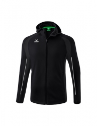 ERIMA LIGA STAR Trainingsjacke mit Kapuze schwarz/weiß