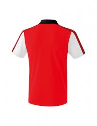 ERIMA Premium One 2.0 Poloshirt rot/weiß/schwarz (Sonderposten)