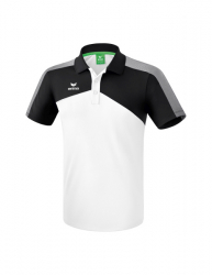 ERIMA Premium One 2.0 Poloshirt weiß/schwarz/weiß (Restposten)