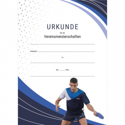 GEWO Urkunde Robles mit Text