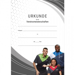 GEWO Urkunde Team mit Text