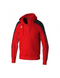 ERIMA EVO STAR Trainingsjacke mit Kapuze rot/schwarz