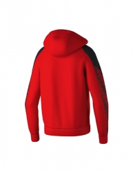 ERIMA EVO STAR Trainingsjacke mit Kapuze rot/schwarz